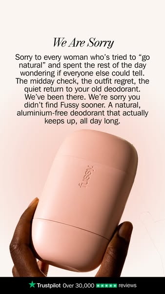 This ad acknowledges the common experience of women who have tried natural deodorants that don't provide adequate od