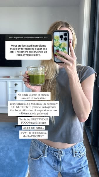 This ad highlights the importance of magnesium and how most magnesium supplements do not have all the co-nutrients neede