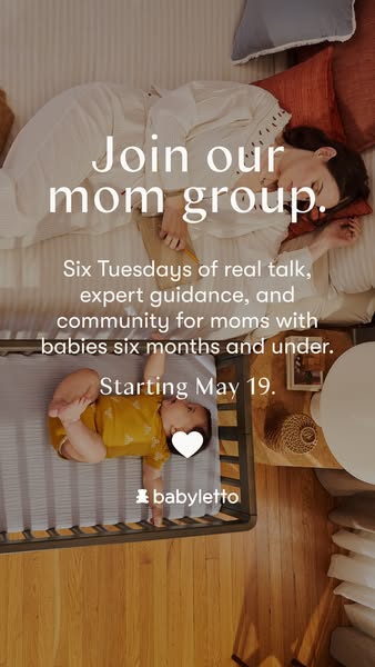 An ad promoting a mom group.
