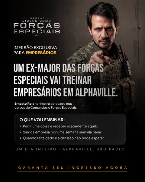 Pense como Forças Especiais ad
