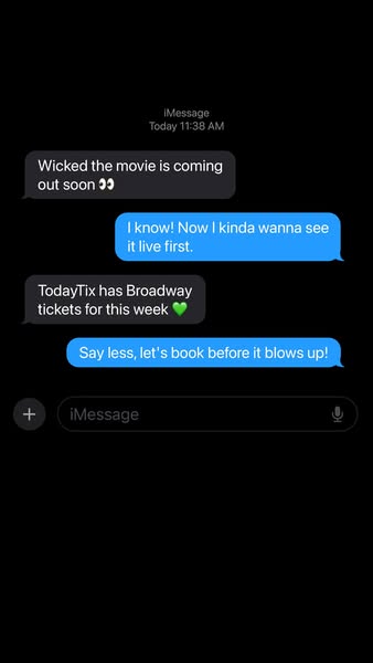 TodayTix ad