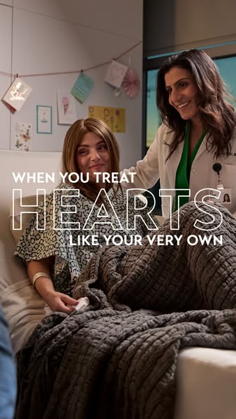 This ad focuses on the emotional connection between healthcare providers and patients, highlighting the compassionate ca