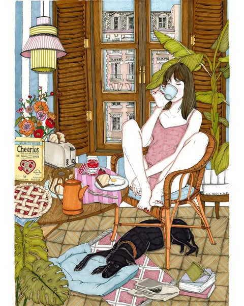 Ana Jarén Illustration ad