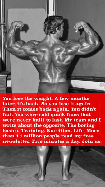 Arnold Schwarzenegger ad