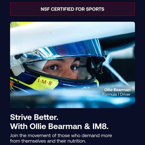 Ollie Bearman / Team OB ad