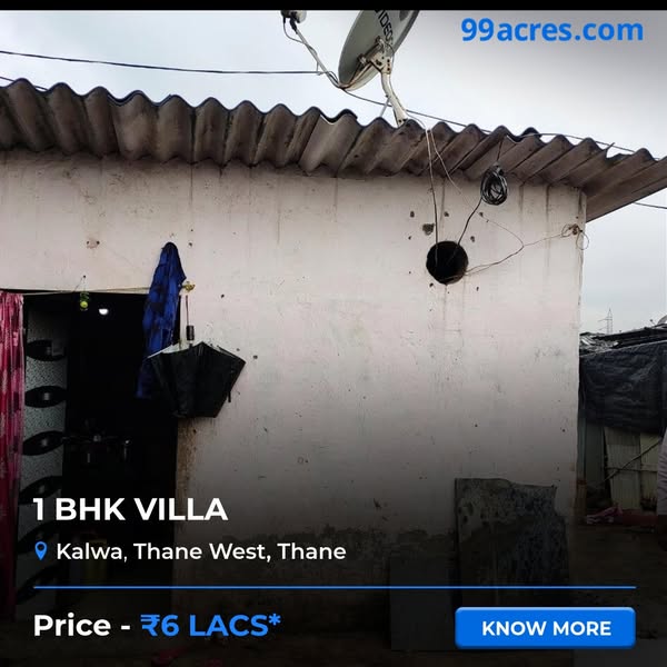 Ad for a 1 BHK villa in Kalwa, Thane West, Thane.