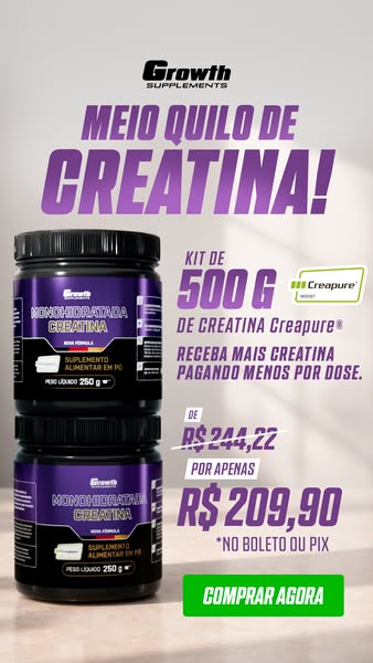 This image ad promotes Growth Supplements' Creatine Monohydrate. It highlights a sale, showcasing a price reduction 