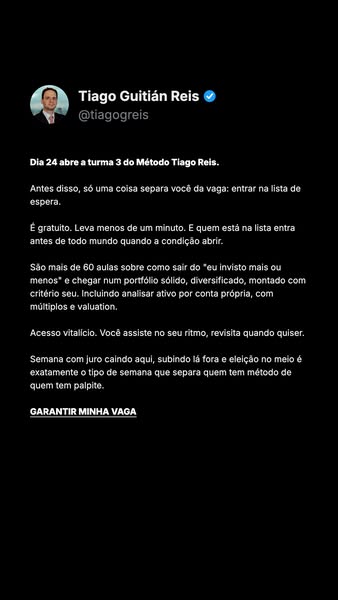 Tiago Reis ad
