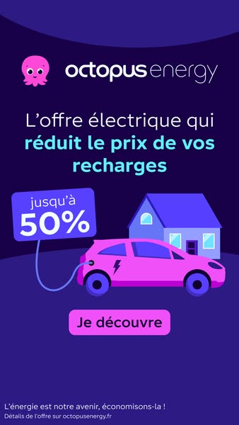 This image ad promotes Octopus Energy, an electric company, by highlighting an offer that reduces the price of electric 