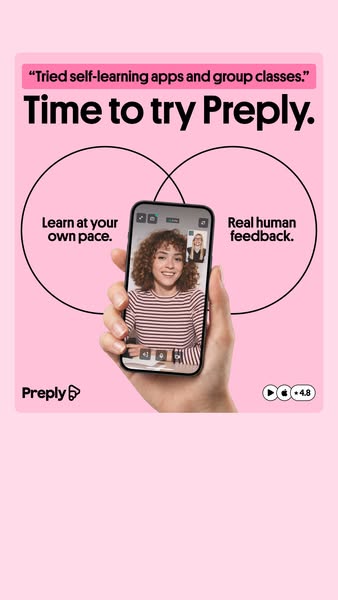 Preply ad