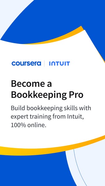 This image ad promotes a course to become a Bookkeeping Pro.