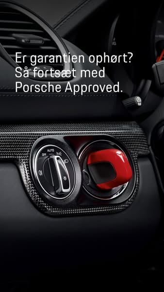 This ad highlights the Porsche Approved program as a solution for when a Porsche's initial warranty has expired, pro