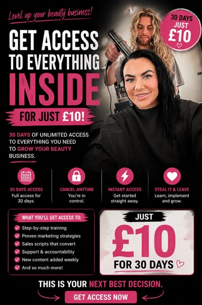 Beauty Growth Academy ad