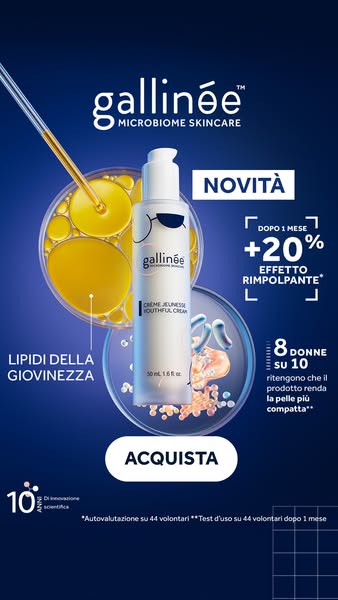 Gallinée Microbiome Skincare ad