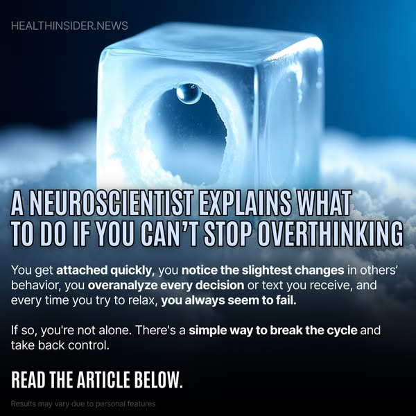This ad aims to capture the attention of individuals who struggle with overthinking. It uses a relatable tone and intrig