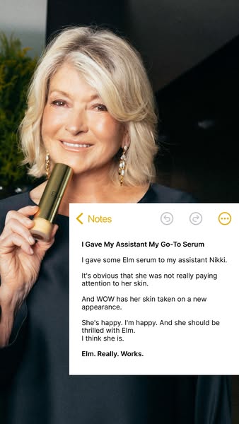 Martha Stewart ad
