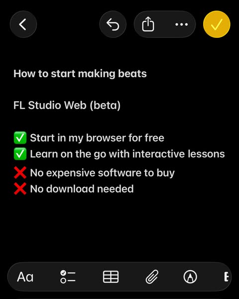 This ad is advertising the FL Studio Web (beta) software that lets you start making music beats in your browser for free