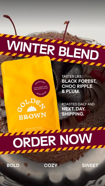 Golden Brown Coffee ad