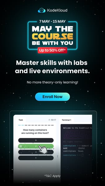 KodeKloud ad