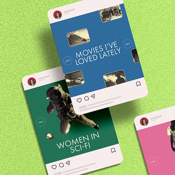 This ad features three cards that are designed to look like Instagram posts. The posts are for a podcast called Part, an