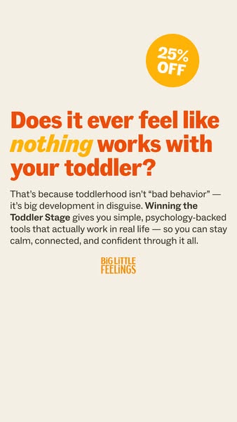 Big Little Feelings ad