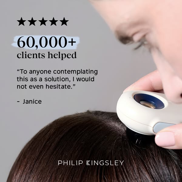 This ad uses a quote from Janice to persuade people to use Philip Kingsley's hair product. The ad also states that t