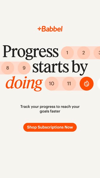 Babbel ad