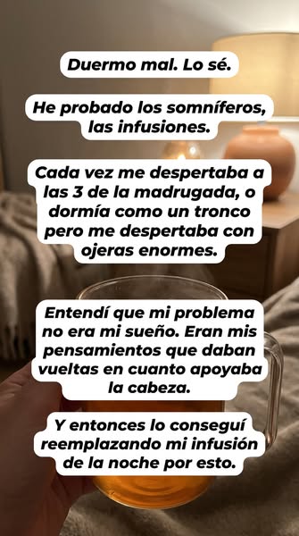 This ad uses a first person testimonial to introduce a product that helped the user to sleep better. The ad describes th