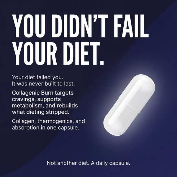 This ad attempts to resonate with those who have previously struggled with dieting by suggesting they aren't to blam