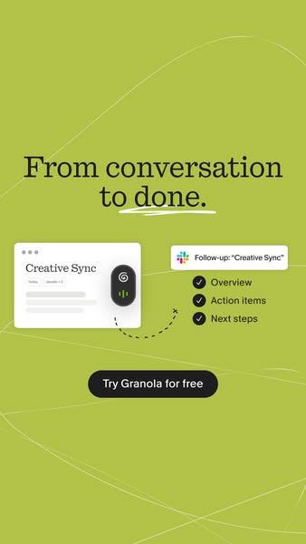 Granola ai ad