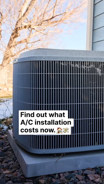 This ad is asking if the viewer knows how much it costs to install an A/C unit.