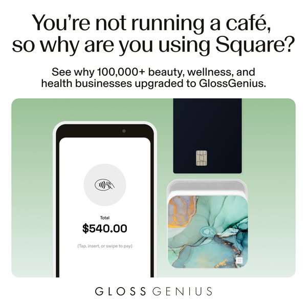 This ad is targeting beauty, wellness, and health businesses using Square for their payment processing needs. It poses a