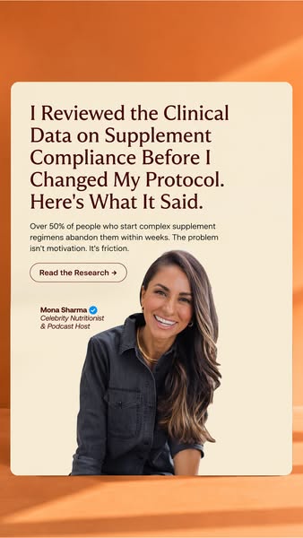 Mona Sharma Health and Wellness ad