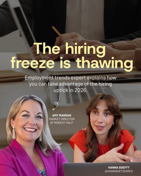 Hanna Gets Hired ad