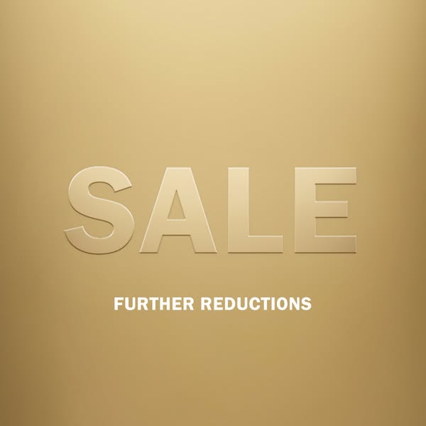 This image ad announces a sale with further reductions.