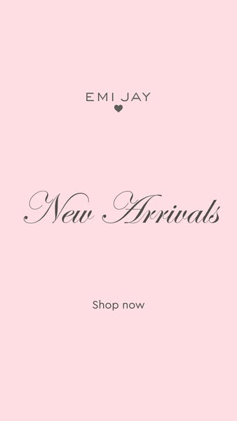 This ad is announcing the brand's new arrivals. The ad features the brand name and a 'shop now' CTA.