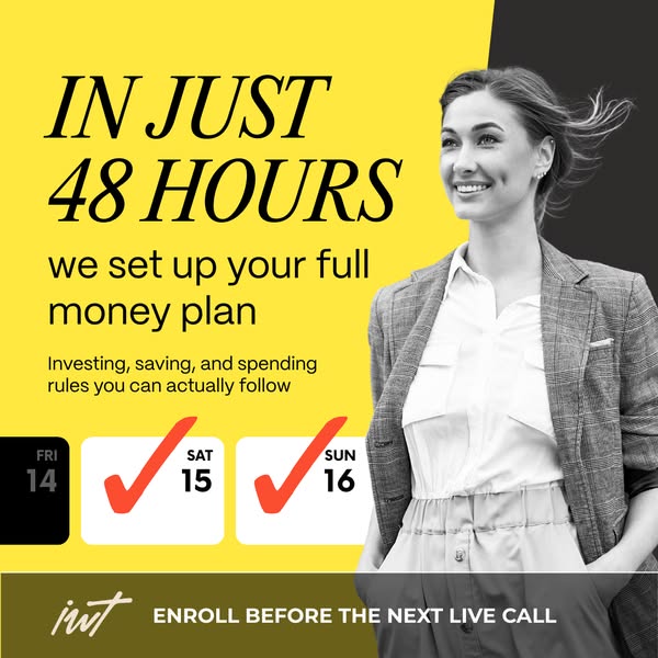 The image ad promotes Intuit’s service by emphasizing the speed and ease of establishing a full money plan. It features 