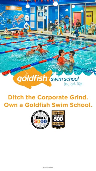 Goldfish Swim School ad