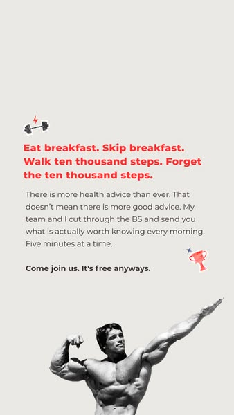 Arnold Schwarzenegger ad