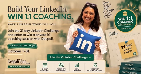 Elite Recruiter - Deepali Vyas ad