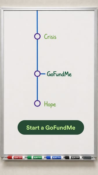 This ad depicts a whiteboard with a drawn diagram. The diagram is a vertical line connecting three points labeled 'C