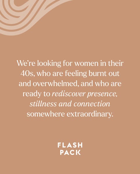 This image ad is geared towards women in their 40's who are feeling burnt out and overwhelmed by their everyday life