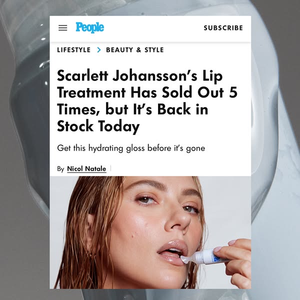 This ad is formatted to resemble a People Magazine article. The ad uses a celebrity mention (Scarlett Johansson) to high