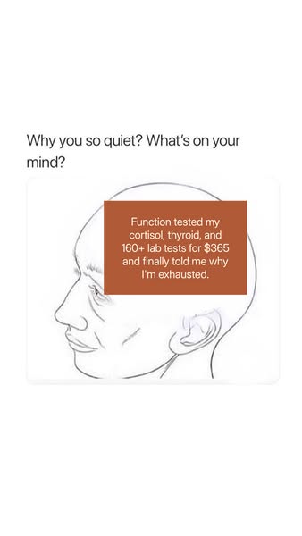 This ad uses a simple illustration of a head to illustrate the feeling of being exhausted, which is juxtaposed with the 
