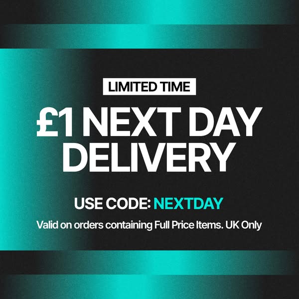 This ad is for a limited time offer of £1 next day delivery when you use the code NEXTDAY. This offer is only valid on o