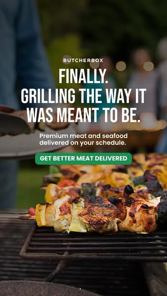 This ad is for ButcherBox and it implies that the viewer is not grilling meat correctly. It is pushing the value proposi