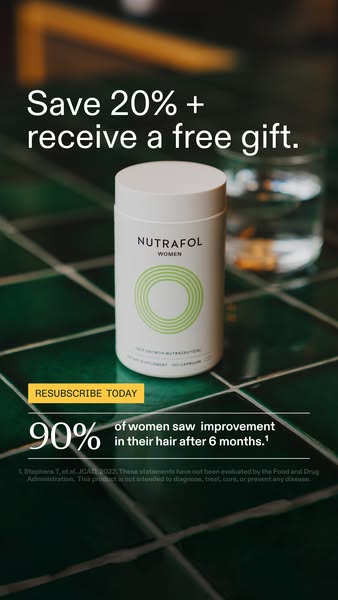 Nutrafol ad