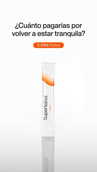 The ad promotes Superlativa Forte, an oral product, and asks how much the viewer would pay to be calm again, offering th