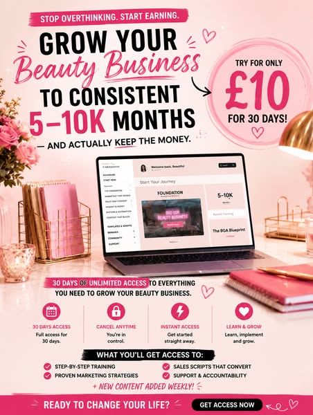 Beauty Growth Academy ad