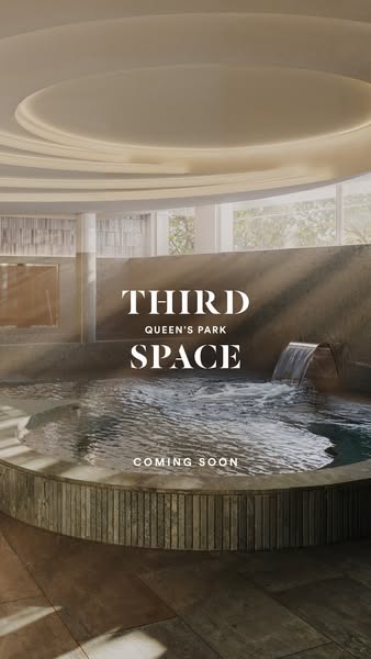 This ad is a teaser to bring awareness to a new Third Space location.